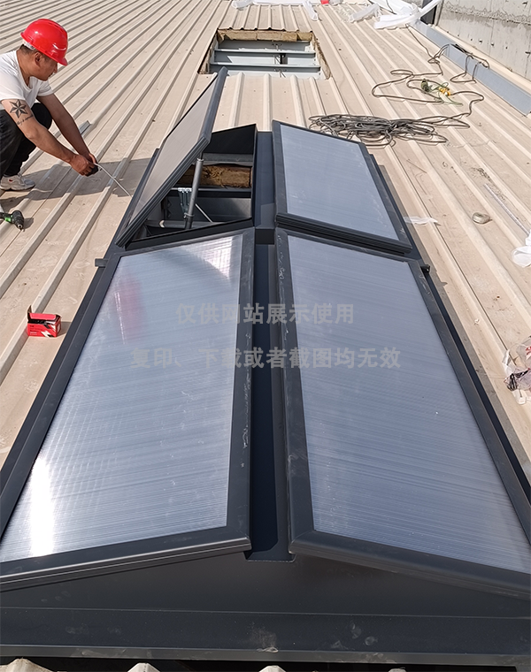 兰州王老吉生产车间阿克陶排烟天窗