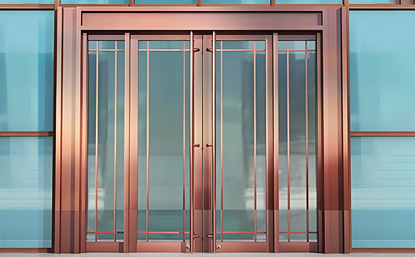 阿克陶玻璃地弹门